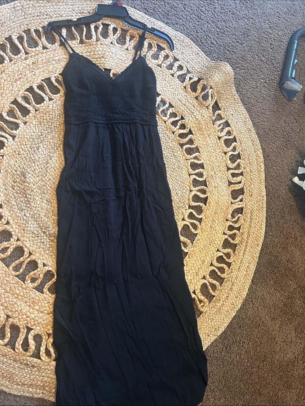 Black Spaghetti Strap Maxi Dress - Classic Women's Long Dress